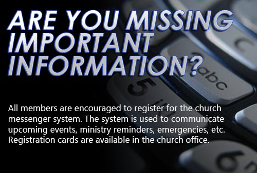 Missing Info